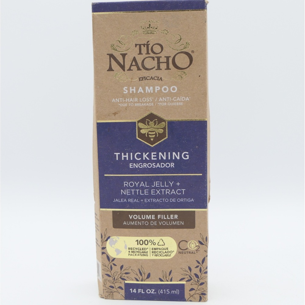 Tio Nacho Thickening Volume Filler Shampoo 14 fl oz Royal Jelly + Nettle Extract